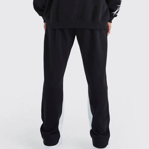 Chándal negro con capucha para hombre, con estampado de calavera y estrellas, ropa de calle de manga larga, corte holgado, para otoño, con bolsillos laterales - Product Image 4
