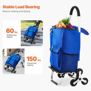 Carrito Plegable Ligero de 36L para Subir Escaleras con 6 Ruedas para Lavandería y Compras - Product Image 1