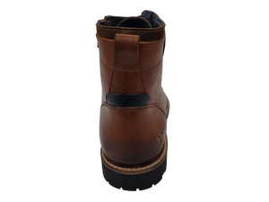 Botas Chukka Dlords Grant Brown de Cuero Genuino, Altura al Tobillo, Punta Redonda, Cierre con Cordones, Suela de Goma, Entresuela de EVA, Transpirables, para Todas las Temporadas - Product Image 2