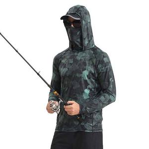 OEM Custom Wholesale Manufacturer <b>Moisture</b> <b>Wicking</b> Sublimated Polyester Fishing Hoodie Bulk Supplier Private Label Tops - Product Image 6