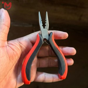 Professional <b>Multi</b> Hole Hair Extension <b>Pliers</b> Stainless Steel Ergonomic Rubber Grip Micro Ring Fitting <b>Tool</b> For Hair Stylists - Product Image 1