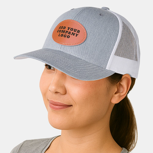 Gorra Trucker de Malla con Parche de Cuero para Logotipo de Empresa, Artículos Promocionales, Venta al por Mayor a Granel en Europa - Product Image 5