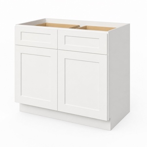 Gabinete de Cocina de 39 Pulgadas, Color Blanco, Estilo Shaker, 2 Cajones, RTA, Marca Privada, Venta al Por Mayor, Fábrica en Vietnam - Product Image 2