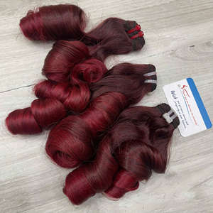 Prix d'usine – Nouveaux Bundles de Cheveux Humains Vierges Remy Vietnamiens Super Double Drawn Bouclés et Volumineux, Couleur Ombrée, Boucles Rebondissantes - Product Image 5