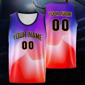 Premium Custom Basketball Jersey Supplier OEM Basketball Team Uniform Wholesale Breathable Sleeveless Quick Dry Sublimated - Product Image 5