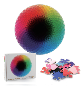 Rompecabezas unisex de esquinas cuadradas con colores personalizados, estampado en caliente, embalaje en blíster, rompecabezas personalizado, rompecabezas 3D para edades de 5 a 7 años. - Product Image 1
