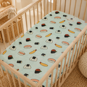 Wholesale Organic Cotton Fitted Crib Sheet | Soft Breathable Baby Mattress Cover Custom <b>Nursery</b> Bedding OEM Supply Premium Grade - Product Image 1