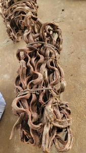 Lianes séchées pour la décoration de colonnes et de plafonds |   Cordon en bois torsadé naturel |   Esthétique rustique pour les intérieurs hôteliers - Product Image 6