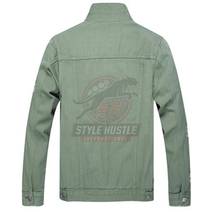Chaquetas de mezclilla para hombre de primera calidad hechas en Pakistán, diseño y color personalizados, servicio mayorista OEM, chaqueta de invierno para hombre - Product Image 2