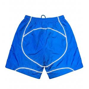 New Trending Custom Logo Blue With Panel Men's Nylon <b>Wind</b> <b>Breaker</b> Shorts Sets For Summer Quick Dry Vintage Set Streetwear Jacket - Product Image 5