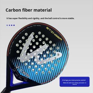 Raqueta de Pádel Profesional Dumo Modelo 4015 - 46.5 cm de Longitud, 365 g de Peso Ligero, con Núcleo de Espuma EVA, Punto de Equilibrio de 27 cm, Absorción de Impactos - Product Image 2