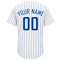 Maillot de baseball personnalisé à rayures fines pour jeunes, avec nom et numéro d'équipe, chemise de baseball blanche respirante, vêtements de sport