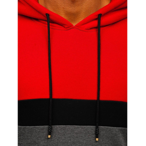 Sweat à capuche pour homme en molleton de coton épais, coupe classique, respirant, séchage rapide, avec poche, décontracté, hiver, vente en gros, personnalisable - Product Image 5