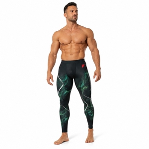 <b>Men</b> Legging Premium Athletic <b>Pants</b> Stretch Design For <b>Running</b> Training Fabric Comfortable Construction Lightweight Breathable - Product Image 1