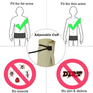 Longs gants de travail en cuir personnalisés résistants à l'eau et aux épines pour le jardinage et l'élagage des roses Protection des mains de sécurité Fonction anti-coupure - Product Image 4