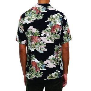 Camisas Hawaianas Personalizadas OEM/ODM para Hombre, 100% Algodón, Manga Corta, Transpirables, con Protección UV - Product Image 3