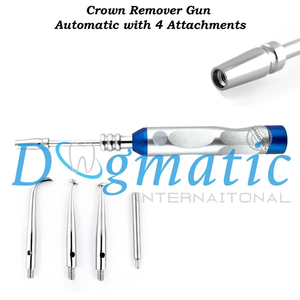 Juego de Instrumentos Quirúrgicos Dentales de Acero Inoxidable, Removedor de Coronas Reutilizable Manual de Alta Gama, Modelo Italiano Dogmatic International - Product Image 3