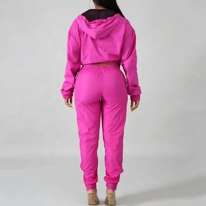 Conjunto de Sudadera con Capucha y Pantalones Deportivos de Alta Calidad, Peso Medio, 240g, Antibacteriano, Invierno, con Logotipo Personalizado, para Mujer - Product Image 6