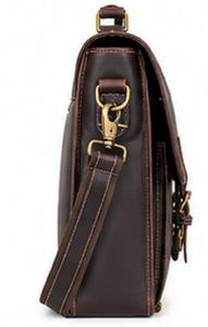 Bolso Mensajero Gravs LM-08D de Cuero Genuino Vintage, Bolso de Negocios y Viaje para Portátil, Duradero, de Alta Calidad, Venta al Por Mayor para Oficina - Product Image 5