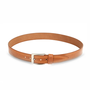 Cinturón de Cuero Personalizado para Hombre con Hebilla de Acero, Precio al por Mayor, Nuevo Estilo para Uso Formal y Casual, para Jeans y Pantalones - Product Image 1