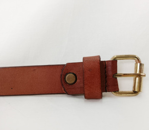 Ceinture en Cuir Véritable Tendance 2026 pour Homme, Boucle en Alliage en D Faite à la Main, Qualité Supérieure, Logo Personnalisé, Durable pour Usage Quotidien - Product Image 2