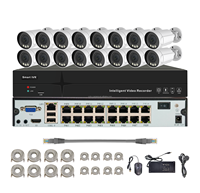Kit de Cámara IP PoE NVR de 16 Canales 4K 8 MP