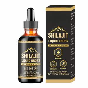 Gouttes liquides de Shilajit pur de l'Himalaya de qualité supérieure, riches en acide fulvique et en plus de 85 oligo-éléments pour hommes et femmes - Product Image 2