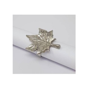 Wholesale Aluminum Antique Bronze Leaf Napkin Rings Eco-Friendly Durable Autumn <b>Table</b> Decor for Thanksgiving Wedding OEM - Product Image 6