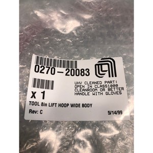 เครื่องมือ AMAT 0270-20083, ห่วงยกขนาด 8 นิ้ว, แบบตัวกว้าง - อุปกรณ์และอะไหล่เซมิคอนดักเตอร์ระดับโลกที่เชื่อถือได้ - Product Image 1