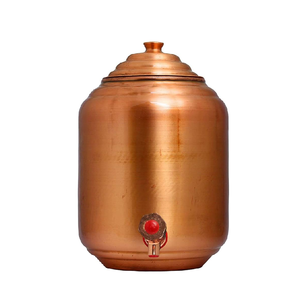 Dispensador de Agua de Cobre 100% Puro, Tanque de Cobre Pulido Brillante, Dispensador de Bebidas, Teteras y Hervidores al Mejor Precio - Product Image 1