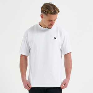 Camiseta Blanca de Manga Corta para Hombre, Cuello Redondo, Corte Regular, 100% Algodón Jersey, Color Liso, Tejido de Punto - Product Image 2