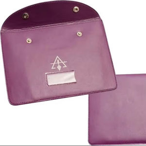 MASONS & REENACTMENT HUB Étui porte-bijoux de poche pour insignes maçonniques, portefeuille de transport en cuir avec doublure souple pour Loge maçonnique - Product Image 1