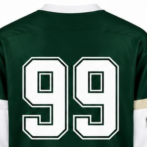 Maillot de hockey sur glace vert pour hommes, manches longues, polyester, uniforme sportif, entraînement de performance, vêtements d'équipe, vêtements de sport - Product Image 4
