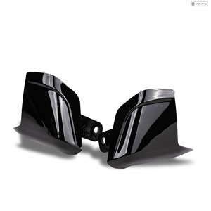 AJ LIGHT DESIGN Cygnus Gryphus 7.ª Generación, Cubierta de la Carenatura del Indicador de Señal de Giro Delantero, Negro Brillante, Accesorio para Kits de Carrocería de Scooter - Product Image 2