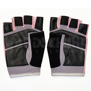 Gants de musculation professionnels rose et noir avec rembourrage amélioré de la paume |   Poignée antidérapante de qualité supérieure pour un équipement de musculation ultime - Product Image 2