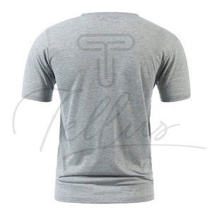 T-shirts pour hommes, mode décontractée d'été, 100% coton, design unique, manches courtes, motif uni - Product Image 2