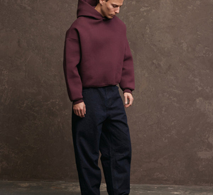 New Arrival 2026 Custom High Quality 100% Organic Cotton Eco-Friendly Winter Sweatshirt Hooded Pullover Solid Plain Blank Hoodie - Product Image 6