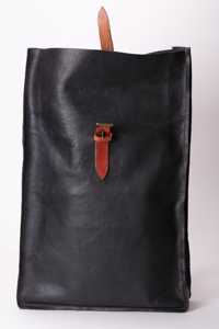 Genuine Leather <b>Roll</b> Top <b>Backpack</b> Waxed Cowhide Travel Rucksack Mens Laptop Bag with Anti Theft Pocket LTBP-0044 - Product Image 2