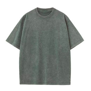 T-shirts décontractés pour hommes de haute qualité OEM, 100% coton, dernières tendances, col rond, manches courtes, motif uni, tissu tricoté - Product Image 5