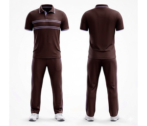 High Performance <b>Cricket</b> Uniform Set with Sublimation Design | Men Women Youth <b>Cricket</b> Wears Polo Shirt and Trouser Full Team - Product Image 6