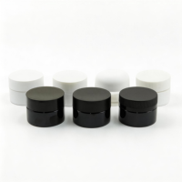 Botol Konsentrat Kaca Persegi/Bulat Mini Anti Anak 3ml 5ml 7ml 9ml Hitam/Putih UV Custom Print