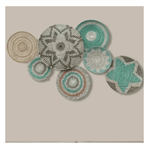 Decoración de pared estilo bohemio de Seagrass, hecha con hebras de seagrass tejidas para decoración de pared y estilo de hogar, origen Vietnam. - Product Image 4