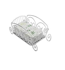 รูปทรงเรียบเนียนช่วยให้การจับถือสะดวกสบาย ปลอดภัย ทนทาน ผลิตด้วยมือ เป็นมิตรต่อสิ่งแวดล้อม ที่ใส่กระดาษเช็ดปากโลหะตกแต่ง สร้างสรรค์ความสวยงาม - Product Image 1