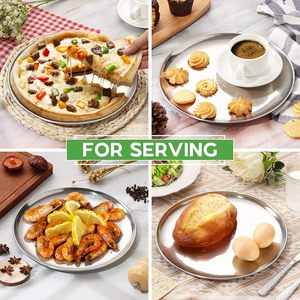 Made in India Wholesale Manufacturer Non Stick Deep Dish Aluminum Pizza Pan Perforated Pizza Tray Tray Cake Baking - Product Image 5