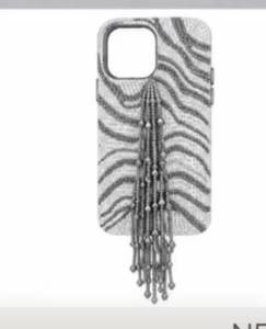Funda Protectora para Teléfono con Cuentas Florales y Borlas de Ziyan Handicraft, Carcasa Trasera para Apple iPhone de 6 Pulgadas con Diseño de Diamantes de Imitación - Product Image 1