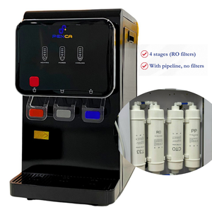 Purificador de Agua de 4 Etapas con Filtros RO, Dispensador de Agua Fría y Caliente de Plástico para Escritorio, Fácil Instalación, para el Hogar - Product Image 1