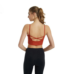 Soutien-gorge de sport respirant à maintien moyen pour femme, design professionnel, séchage rapide, logo personnalisé, positionnement frontal, Spandex/Polyester - Product Image 2