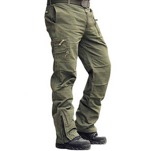 Pantalon cargo en coton pour homme, respirant, décontracté, lavé, OEM, faible MOQ, écologique, vente en gros - Product Image 4