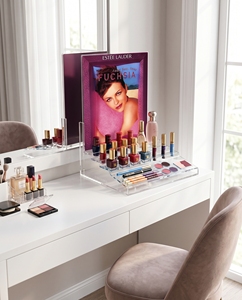 Custom Clear Eco-Friendly for Pre-Assembled Freestanding Acrylic Perfume Organizer Makeup Product Display <b>Stand</b> - Product Image 4