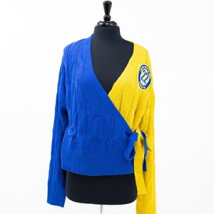 Pull en tricot pour femme Sigma Gamma Rho, col rond, manches longues, décontracté, chaud, personnalisable avec broderie - Product Image 1